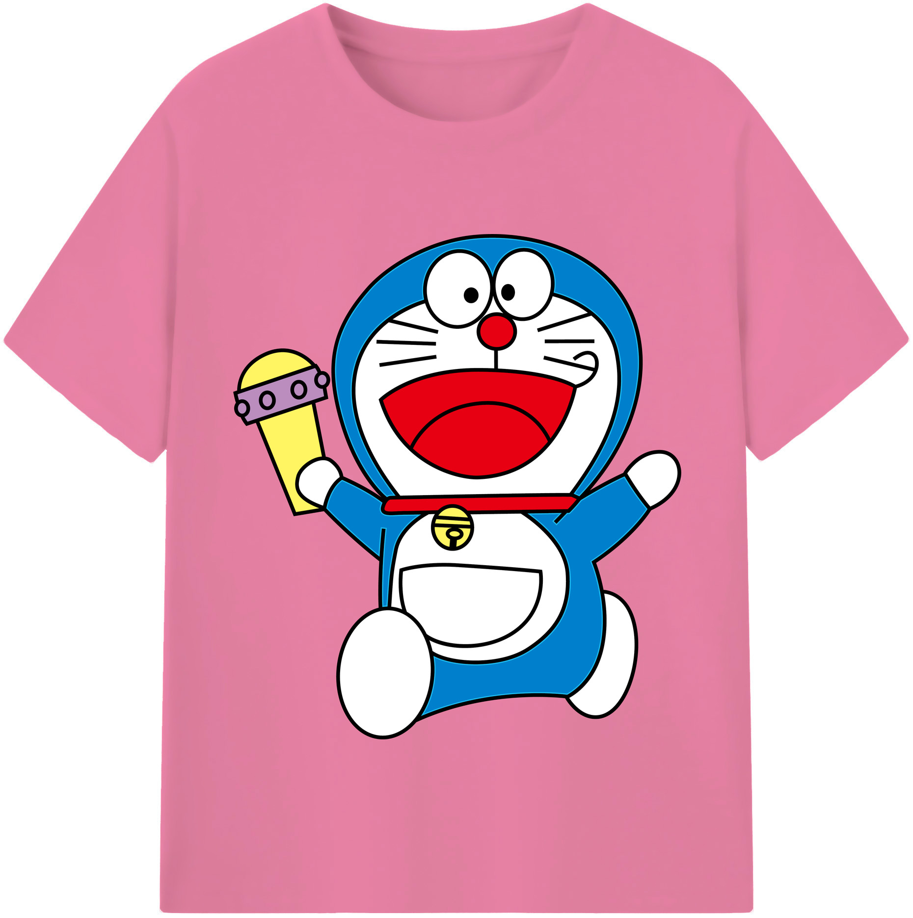 （画像用） ドラえもん Doraemon 綿100％半袖Tシャツ（フロントプリント）
